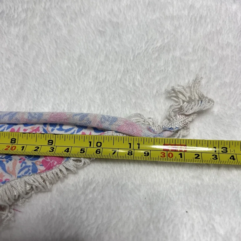 1986 Jem Flip Side Fashions Rock Country 4233 Shawl‎ Floral Fringe Hasbro 80s